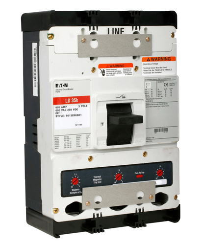 Cutler Hammer HLDB3600W Circuit Breaker | 600V 600A 3P 65kA@480V Bolt-On Series C