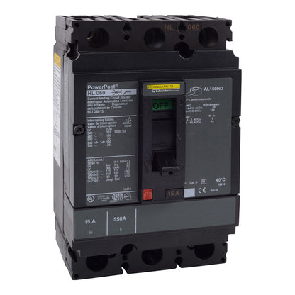 Square D HLL26030 Circuit Breaker | 600V 30A 2P 100kA@480V Feed-Thru Powerpact HLL