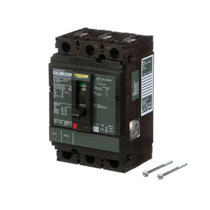Square D HLL36035 Circuit Breaker | 600V 35A 3P 100kA@480V Feed-Thru Powerpact HLL