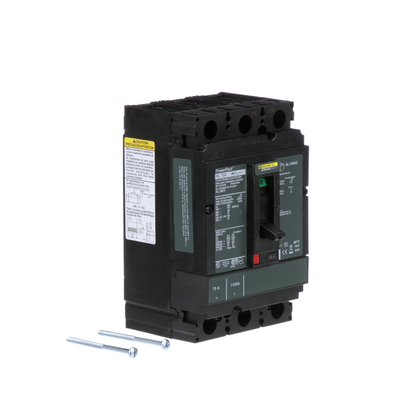 Square D HLL36070 Circuit Breaker | 600V 70A 3P 100kA@480V Feed-Thru Powerpact HLL