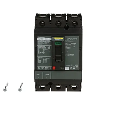 Square D HLL36150 Circuit Breaker | 600V 150A 3P 100kA@480V Feed-Thru Powerpact HLL