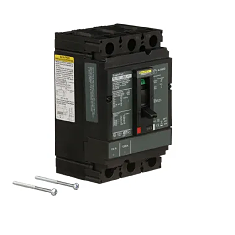 Square D HLL36150 Circuit Breaker | 600V 150A 3P 100kA@480V Feed-Thru Powerpact HLL
