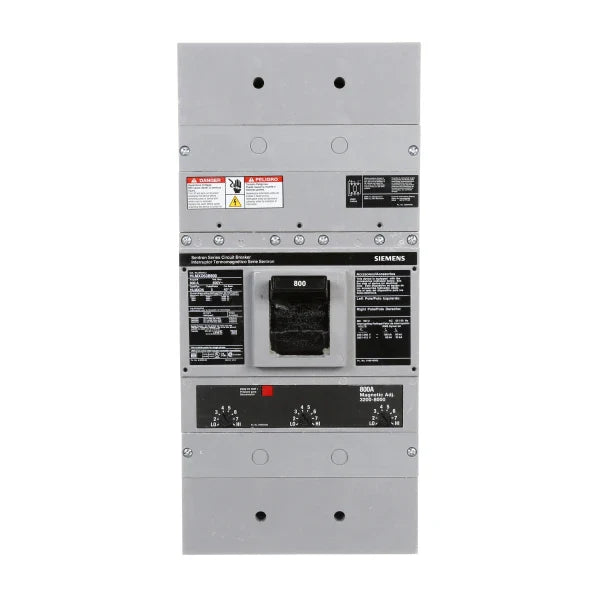 Siemens HLMXD63B500L Circuit Breaker | 600V 500A 3P 65kA@480V Feed-Thru Sentron Series