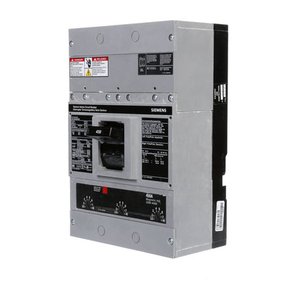 Siemens HLXD63B450 Molded Case Circuit Breaker | 600V 450A 3P 65kA@480V Bolt-On Sentron Series
