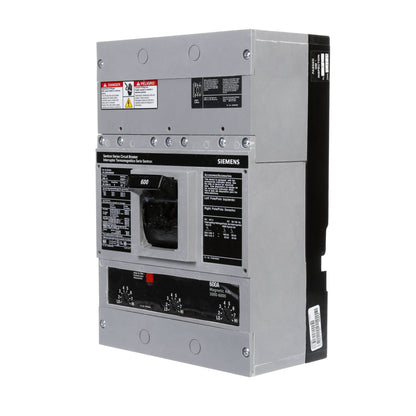 Siemens HLXD63B600 Circuit Breaker | 600V 600A 3P 65kA@480V Bolt-On Sentron Series