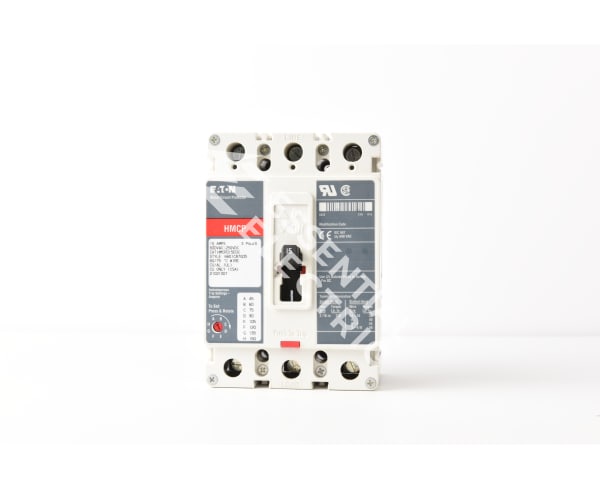 HMCP015E0C - Cutler Hammer/ Eaton/ Westinghouse Feed-Thru 15 Amp 3 Pole Circuit Breaker - Essential Electric Supply