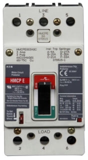 Cutler-Hammer HMCPE015E0CIT Molded Case Circuit Breaker Accessory 15A 480V 3-Pole Adjustable Trip Series G