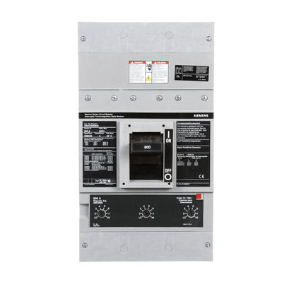 Siemens HMXD63B800 Molded Case Circuit Breaker | 600V 800A 3P 65kA@480V Bolt-On Sentron Series