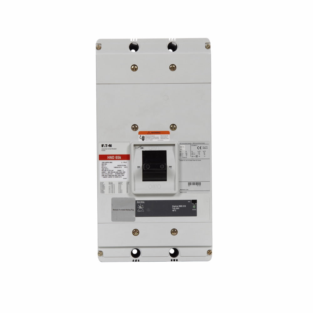 HND212T33W Cutler Hammer Molded Case Circuit Breaker Series C 1200A 600V - Essential Electric Supply