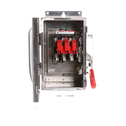 Siemens HNF261S Disconnect | 600V AC 30A Non-Fusible 2 Pole VBII Series
