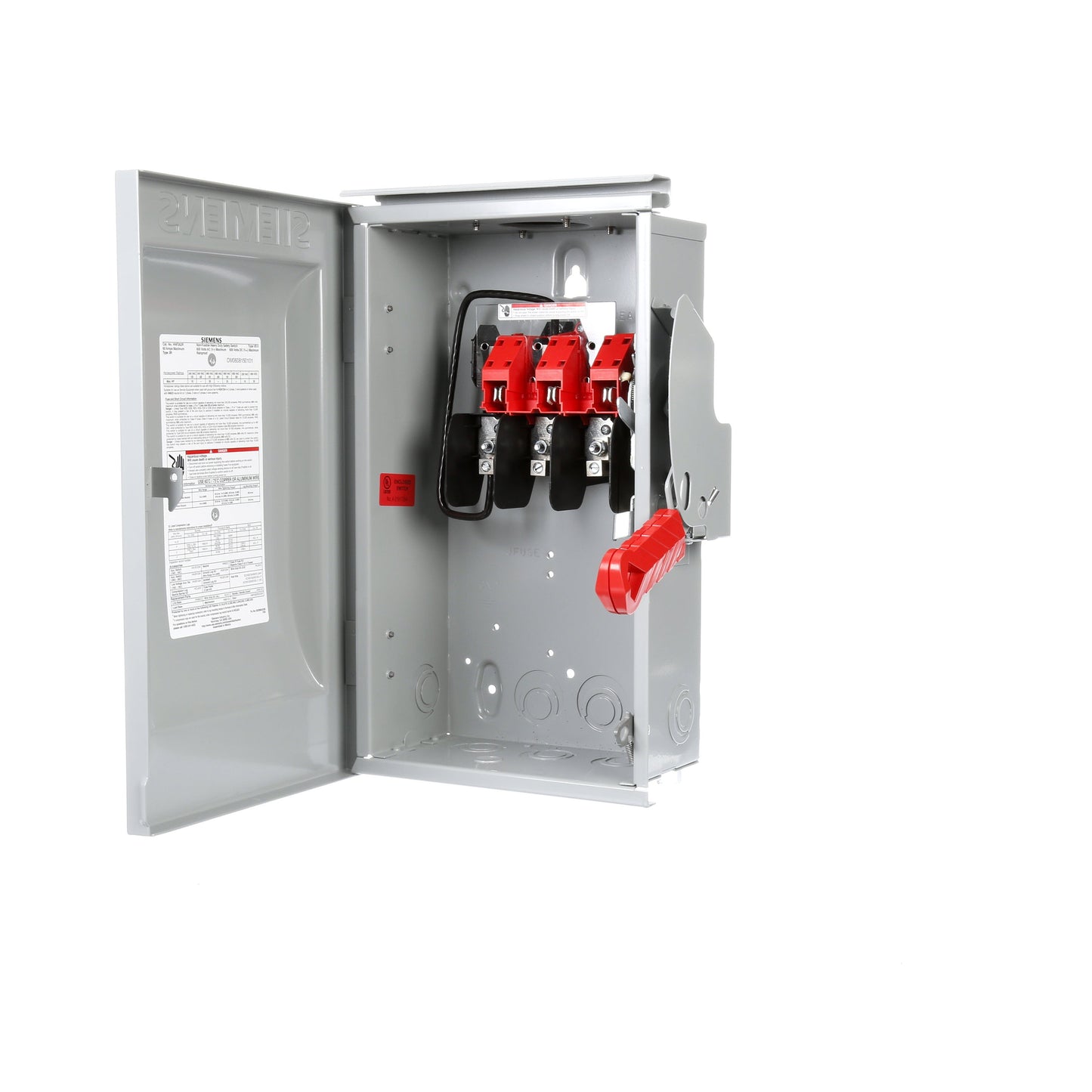 Siemens HNF262R Disconnect | 600V AC 60A 1-Phase 2-Pole Non-Fusible VBII Series