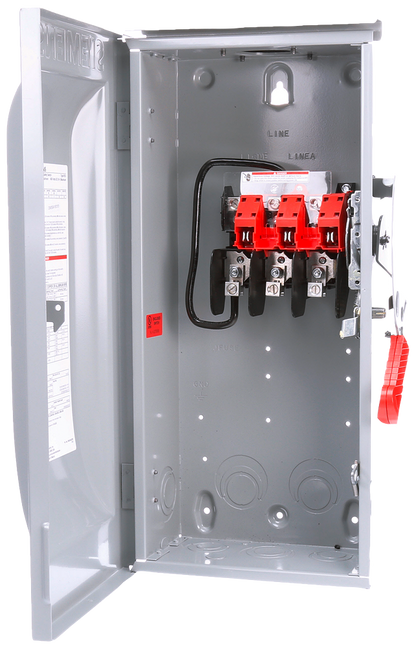 Siemens HNF263R Disconnect Switch (Fusible) 2P 600V 100A Outdoor Nema 3R - Essential Electric Supply