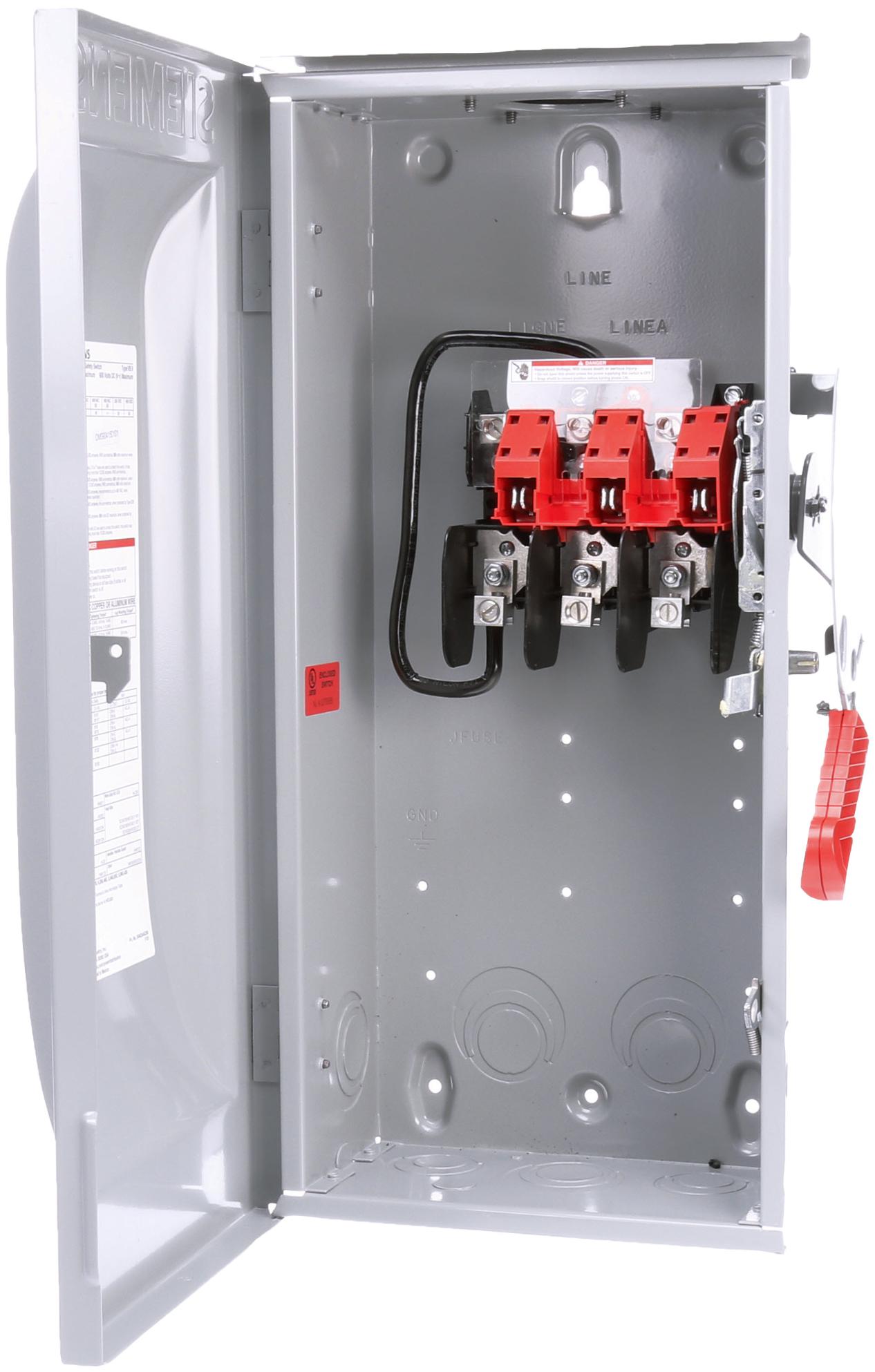 Siemens HNF362R Disconnect Switch | 600V 60A 3P 3R Non-Fusible VBII Series