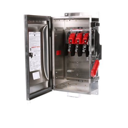 Siemens HNF362SS Disconnect Switch | 600V 60A 3P 3Pole 200kA@600V NEMA 4X VBII Series
