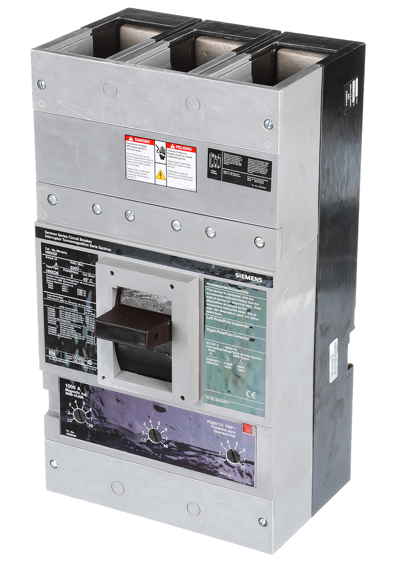 HNX3B100 - SIemens Bolt-On 1000 Amp 3 Pole Circuit Breaker - Essential Electric Supply