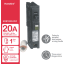 Square D HOM120CAFIC Circuit Breaker | 120V 20A 1P 10kA@240V Combination Arc-Fault Homeline