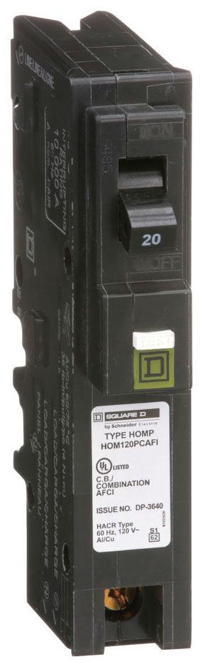 HOM120PCAFI - Square D 20 Amp 1 Pole Circuit Breaker - Essential Electric Supply
