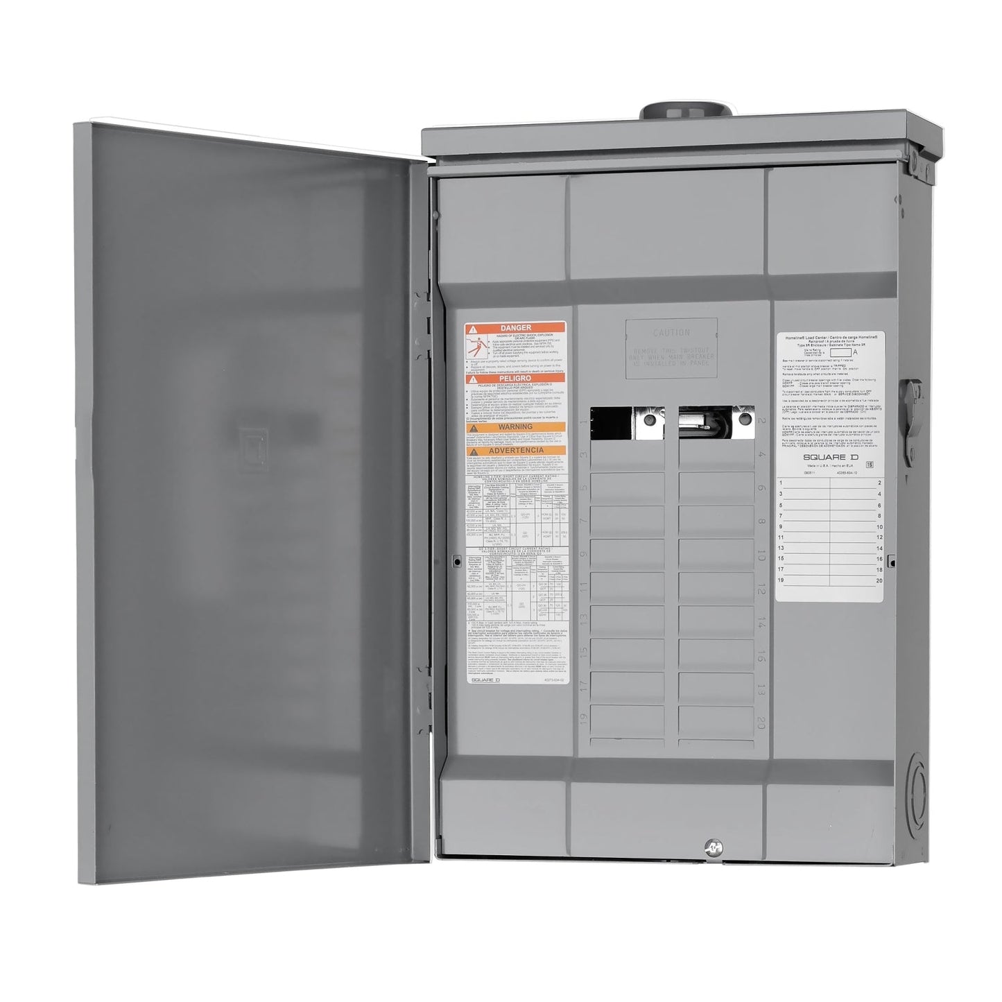 Square D HOM20L125C Circuit Breaker Enclosure | 240V 125A HOMELINE