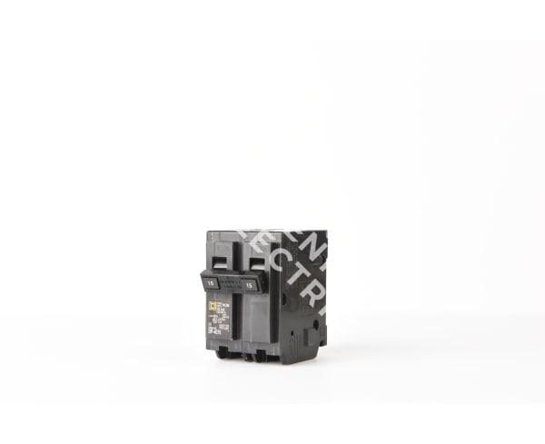Square D HOM215 Circuit Breaker | 120/240V 15A 2P 10kA@240V Plug-In HOMELINE