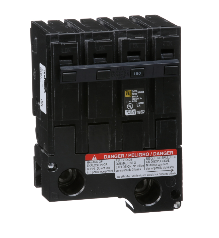 HOM2150BB -  Plug-In 24V 15A  circuit breaker 1kA@24V - Essential Electric Supply