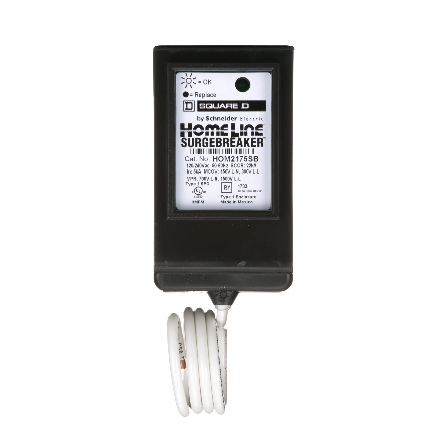 Square D HOM2175SB Circuit Breaker | HOMELINE HOM 120/240V ACV