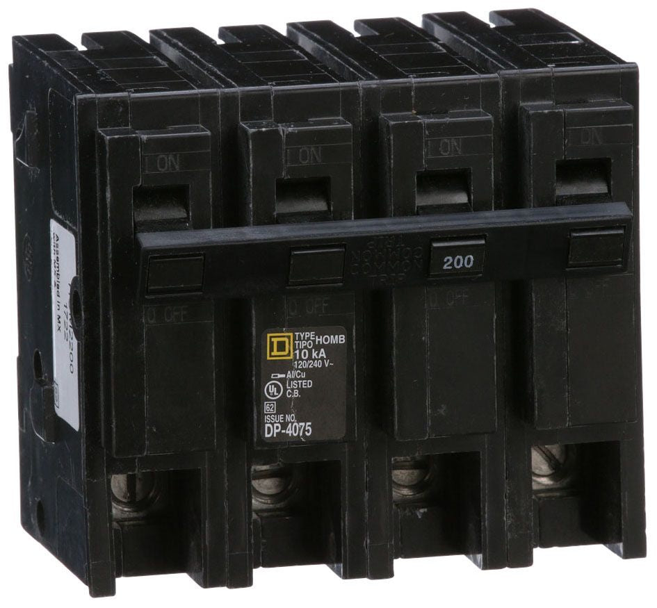 HOM2200 - Square D Plug-In 200 Amp 2 Pole Circuit Breaker - Essential Electric Supply