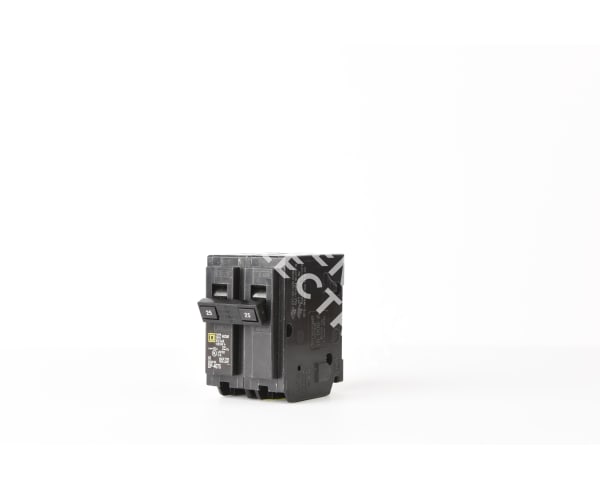 Square D HOM225 Circuit Breaker | 120/240V 25A 2P 10kA@240V Plug-In HOMELINE