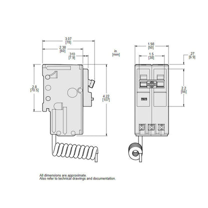 Square D HOM230EPD Circuit Breaker | 240V 30A 2P 10kA@240V HOMELINE