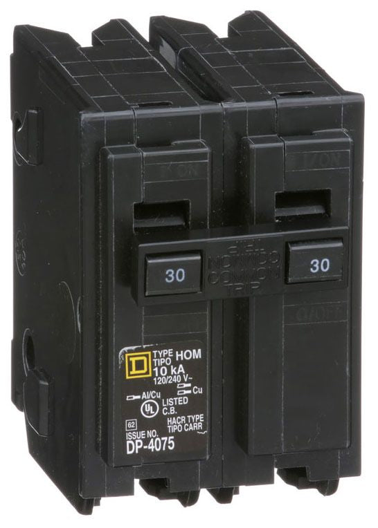 Square D HOM230 Circuit Breaker | 30A 2P 120/240V 10kA HOMELINE