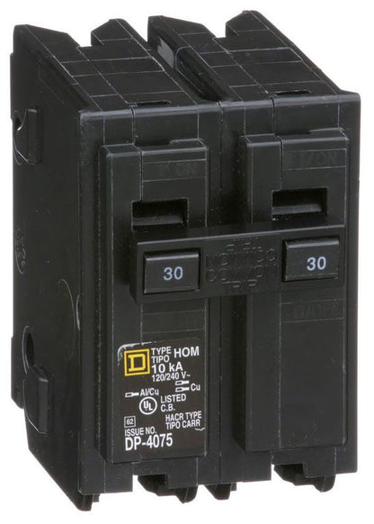 Square D HOM230 Circuit Breaker | 30A 2P 120/240V 10kA HOMELINE