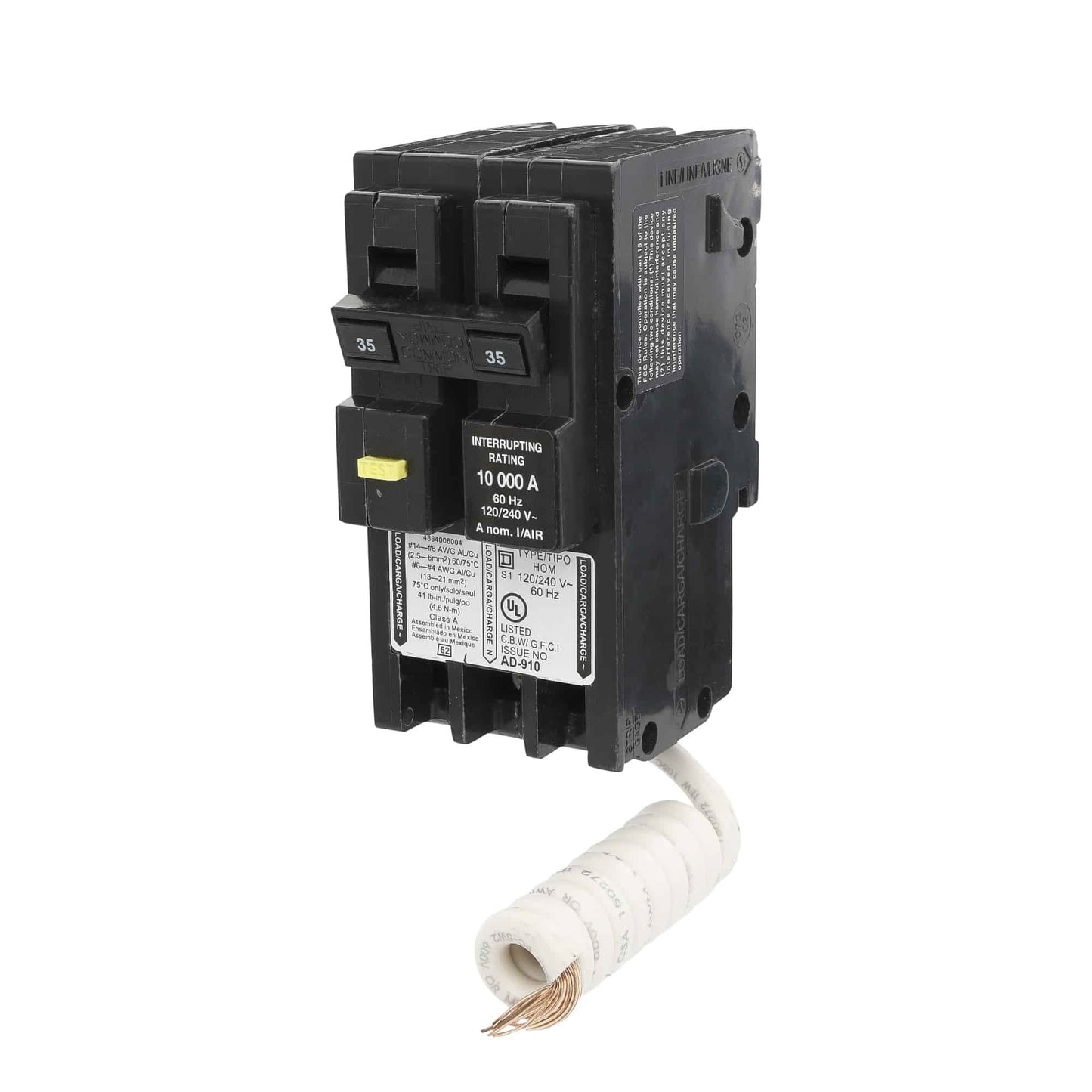 Square D HOM235GFI Circuit Breaker Molded Case