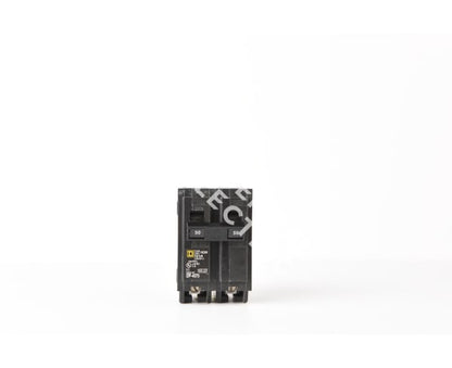 Square D HOM250 Circuit Breaker | 120/240V 50A 2P 10kA@240V Plug-In HOMELINE