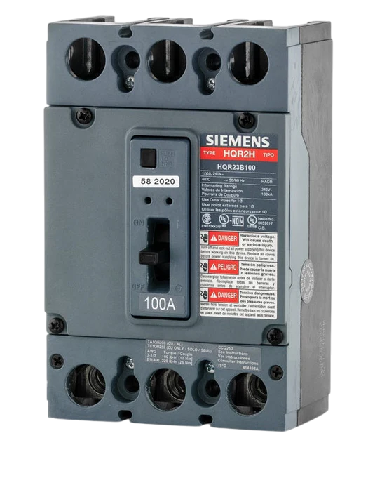 Siemens HQR23B150L Circuit Breaker | 240V 150A 3P 65kA@240V Feed-Thru QR Series