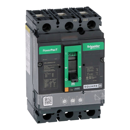 Square D HRL36060U31X Circuit Breaker | 600V 60A 3P 200kA@480V Feed-Thru