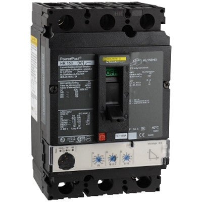 Square D HRL36150U31X Circuit Breaker | 600V 150A 3P 200kA@480V Feed-Thru Powerpact