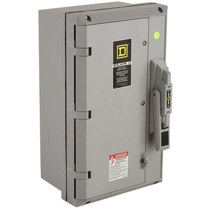 Square D HU361DX Disconnect Switch | 600V AC 30A 3P Non-Fusible Series E