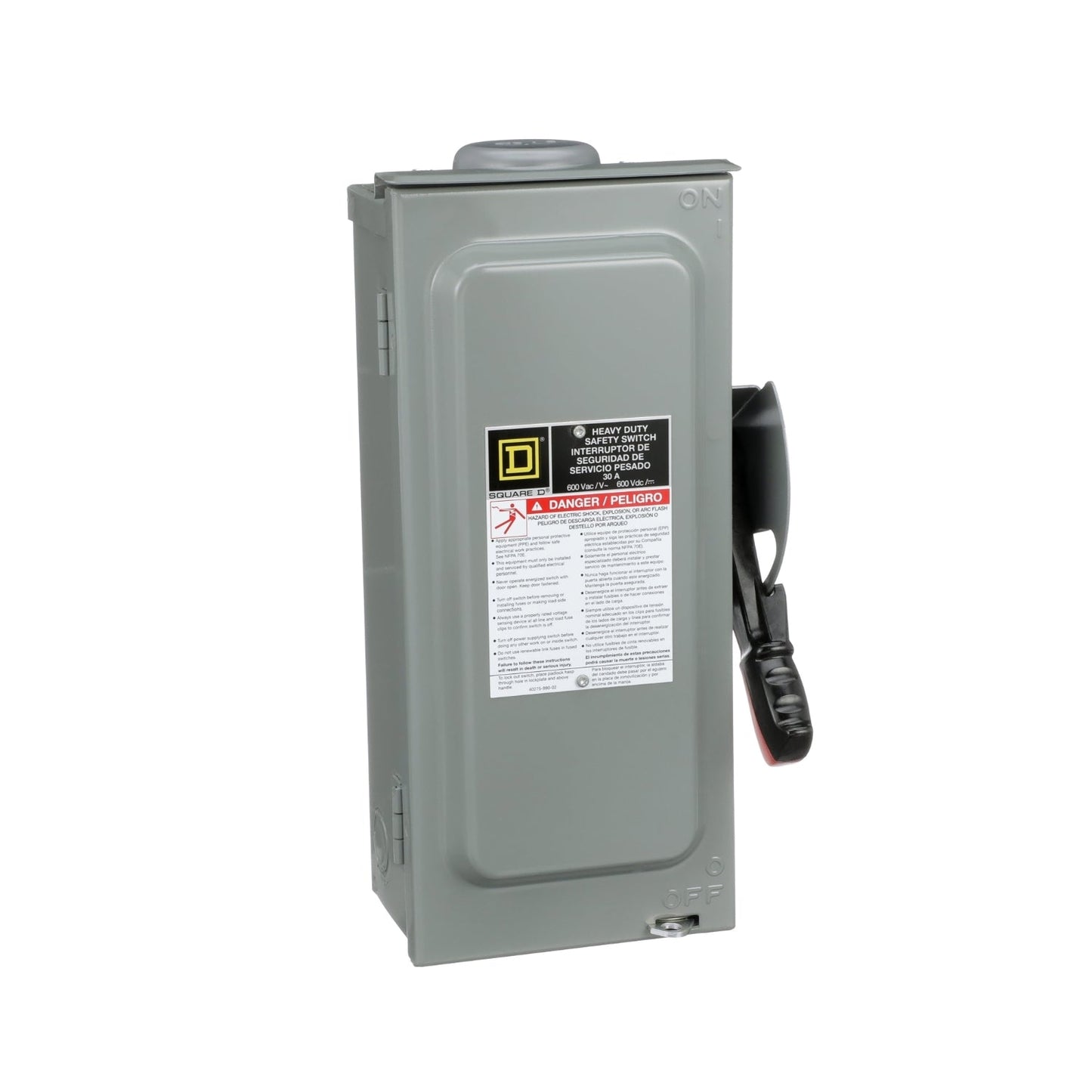 Square D HU361RB Disconnect | 600V 30A 3P Non-Fusible Series E