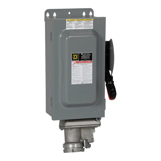 Square D HU362AWC Disconnect | 600V 60A 3P Non-Fusible Series F