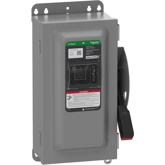 Square D HU362A Disconnect Switch | 600V 60A 3P Non-Fusible Series E