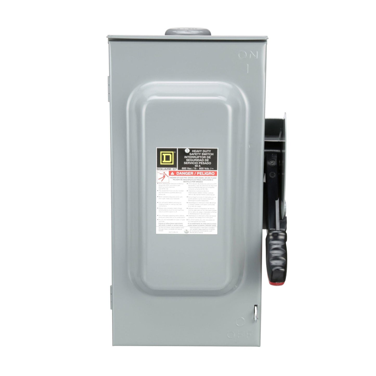 Square D HU362RB Disconnect | 600V 60A Non-Fusible 3P Series E