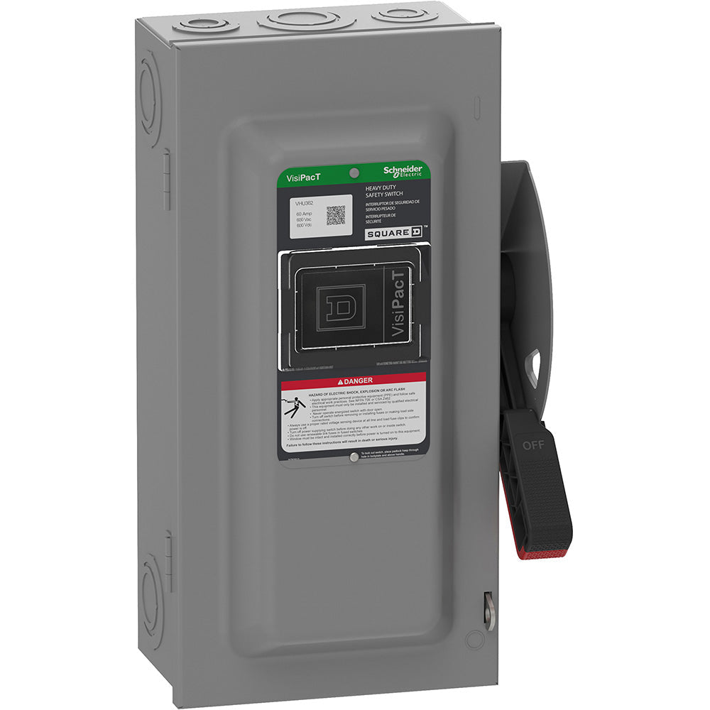 Square D HU362 Disconnect | 600V 60A 3P Non-Fusible Series E