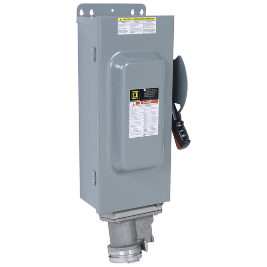 Square D HU363WC Disconnect | 600V 100A 3P Non-Fusible F