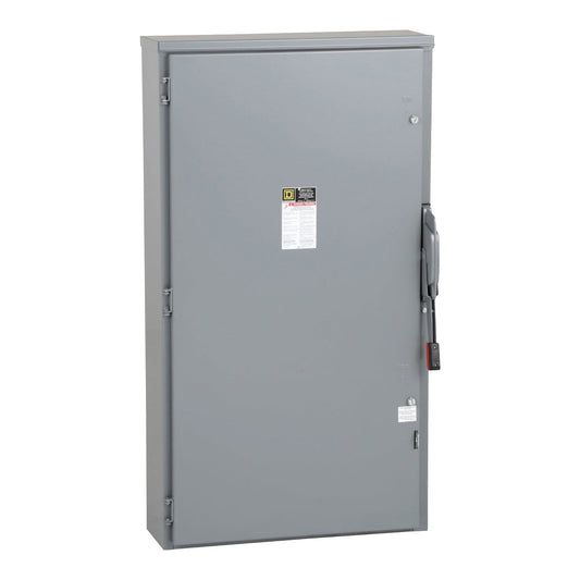 HU365NR Square D Safety Disconnect Switch non fusible, 400A 600V AC Nema 3R Outdoor rated - Essential Electric Supply