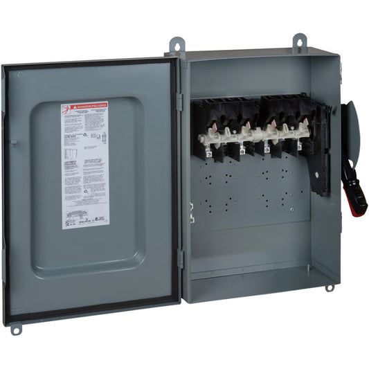 Square D HU461AWK Disconnect Switch | 600V AC/DC 3A 3 Phase Series E