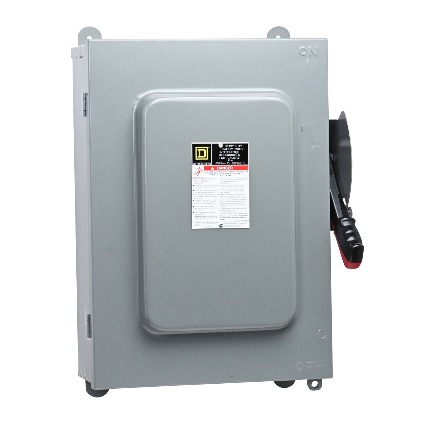 Square D HU461AWK Disconnect Switch | 600V AC/DC 3A 3 Phase Series E
