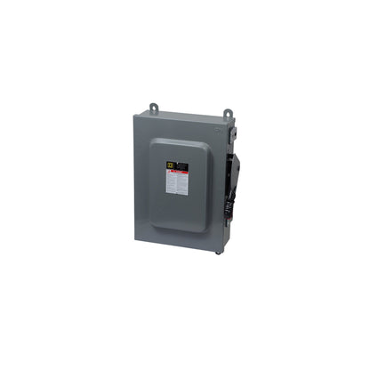 Square D HU461 Disconnect Switch | 600V AC/DC 30A 3-Phase 4-Pole Non-Fusible Series E
