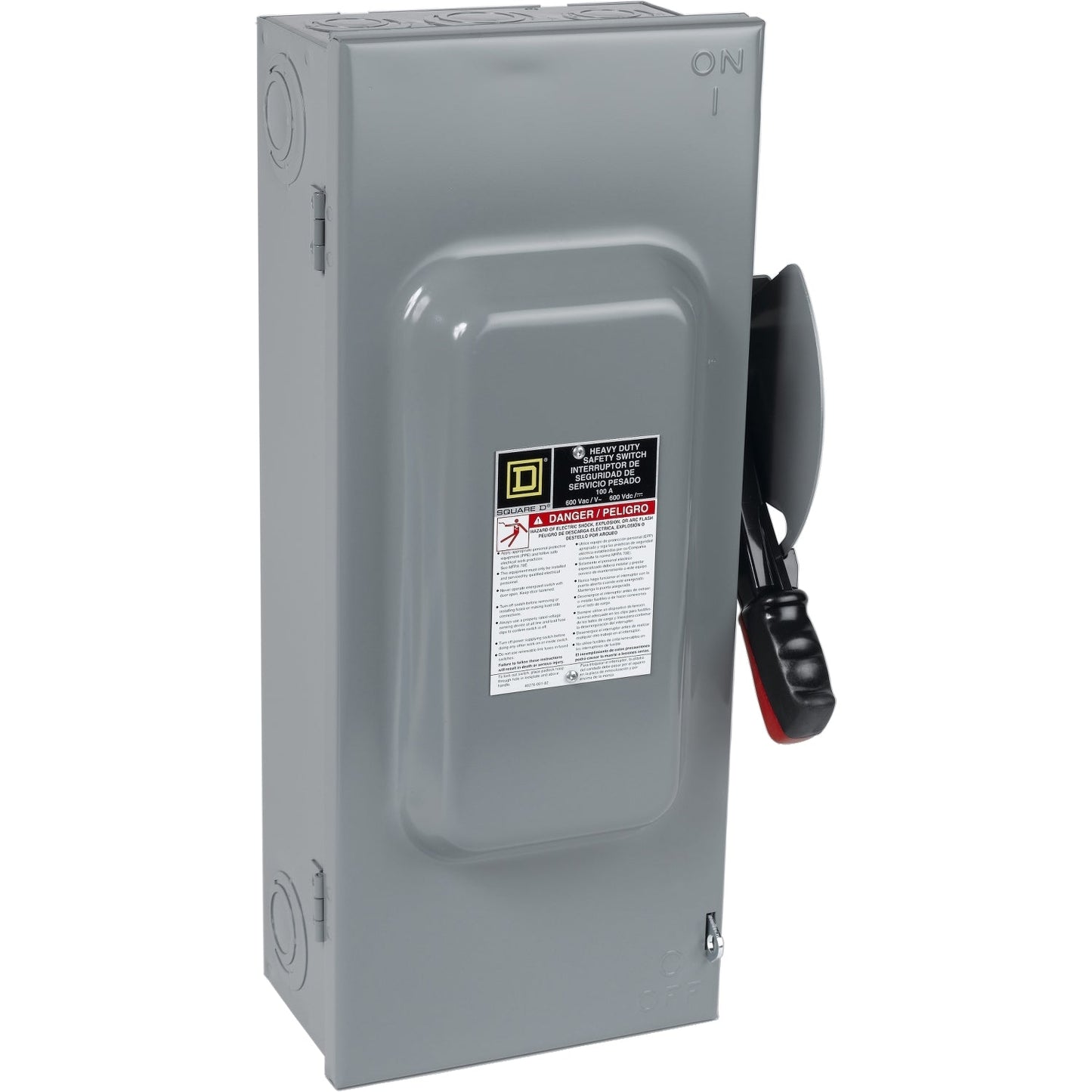 Square D HU462 Disconnect | 600V 60A 3PH 4P Non-Fusible Series E