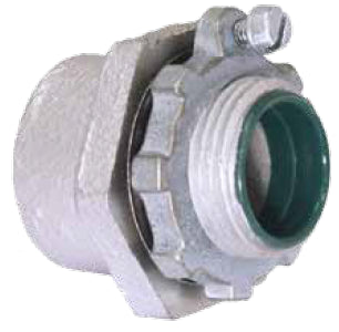 ACP HUB75BI Malleable Conduit Hub | 3/4 Inch Insulated Throat Bonding Locknut Rigid Applications