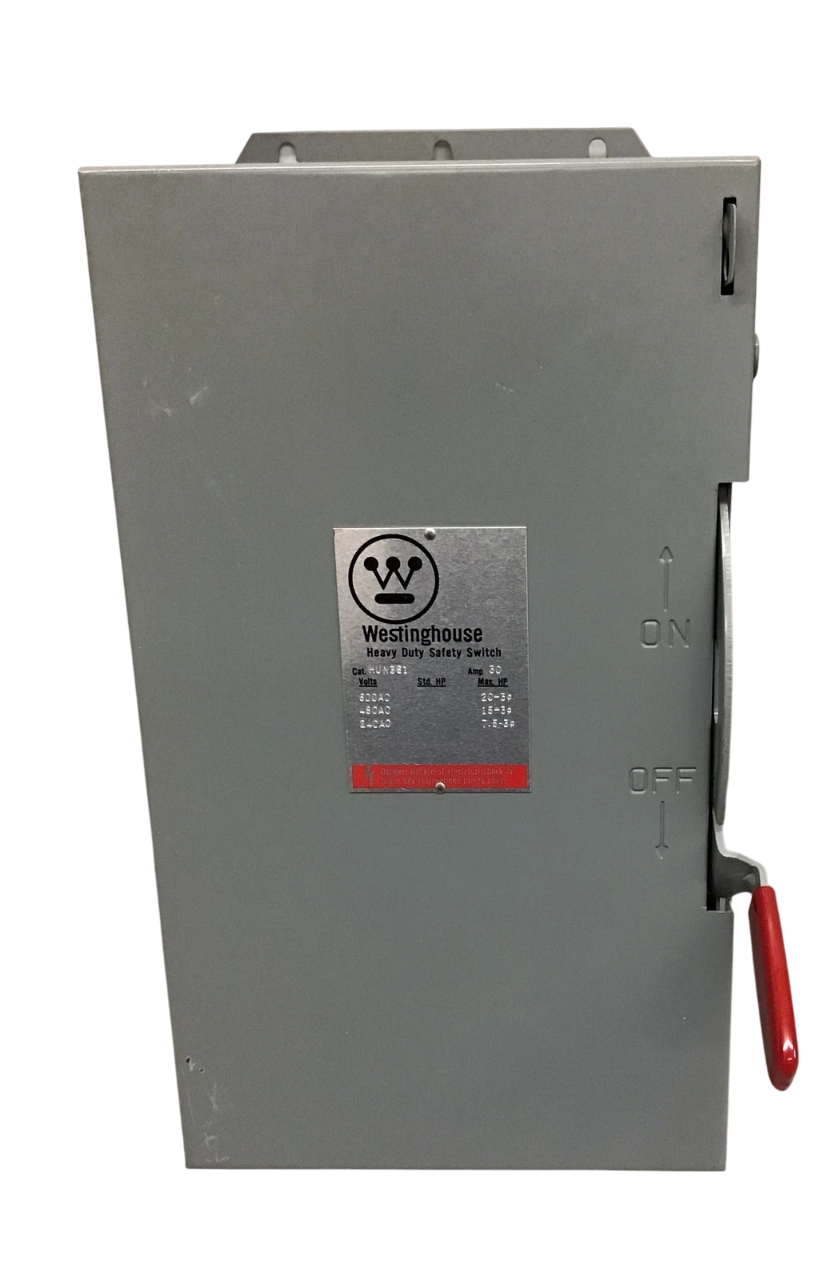 Thomas & Betts HUN361 Disconnect Switch | 600V 30A 3P 3PH 200kA@60 HUN Series