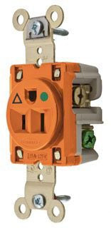 Hubbell IG8210 Hospital Grade Receptacle | 15A 125V NEMA 5-15R Isolated Ground